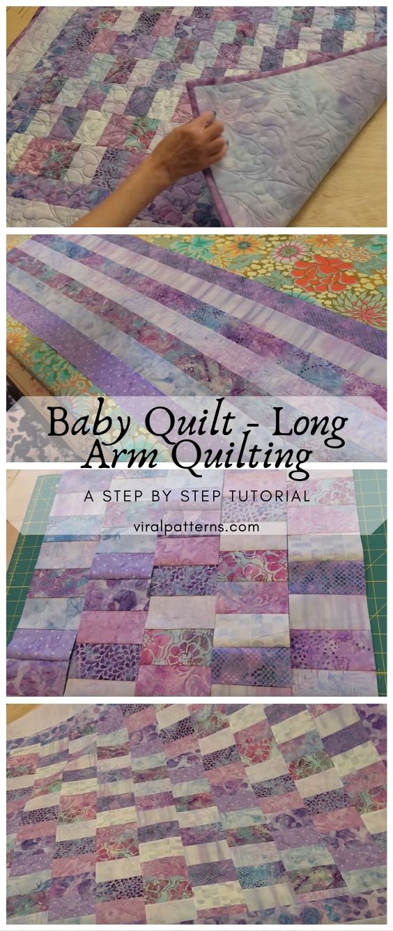 New Born Baby Quilt - Long Arm Quilting