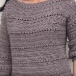 Crochet Scoop Neck Sweater