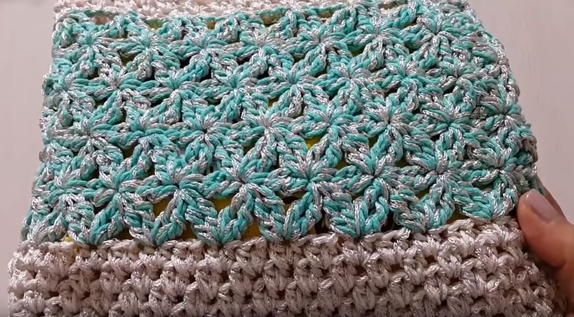 Crochet Bag with Jasmine Stitch