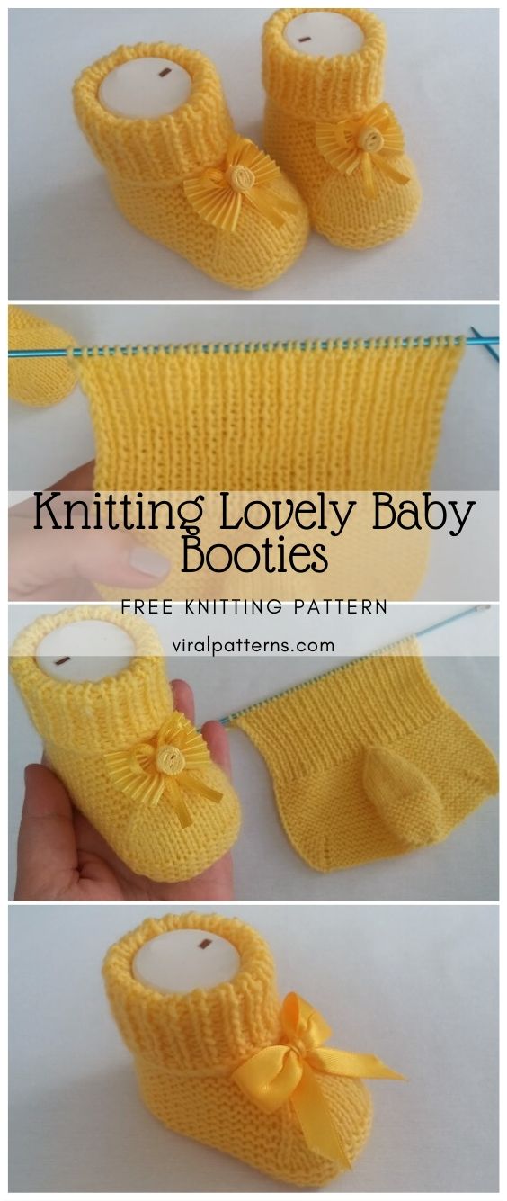 Knitting Lovely Baby Booties
