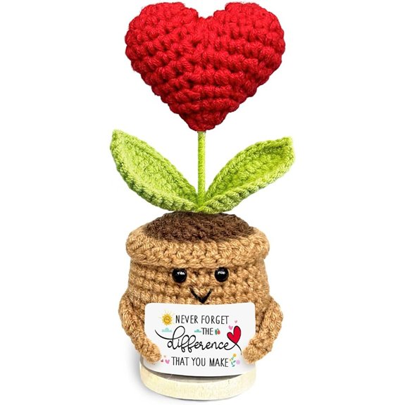 Valentine Day Mini Heart Crochet Gifts