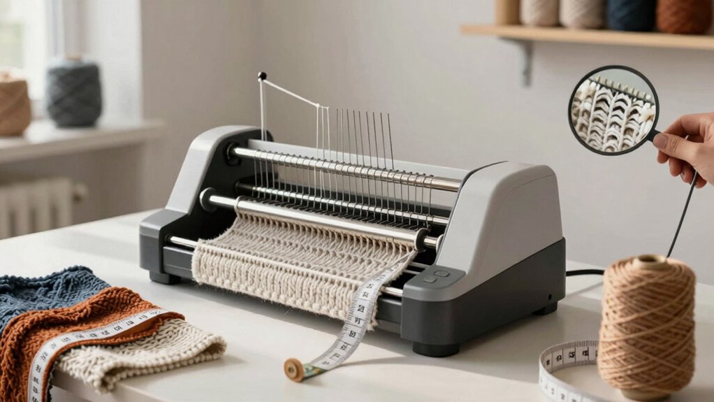 selecting suitable knitting machine